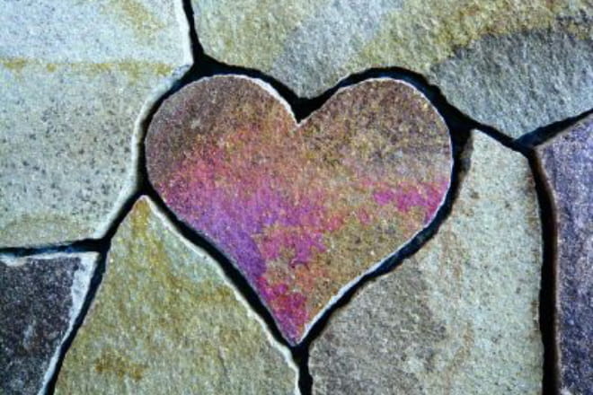 内宮地下参道　ハート石
