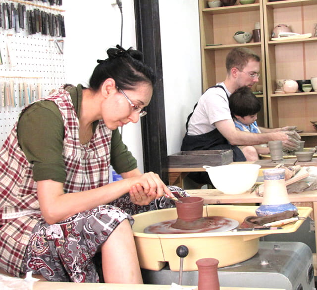 Shirogane Pottery making class